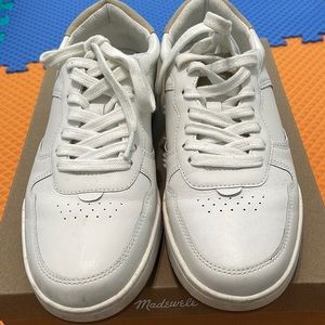 White & Ivory Madewell Court Sneaker